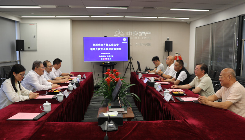 校党委书记吴衍涛一行走访校友企业  中交房地产（山东）有限公司